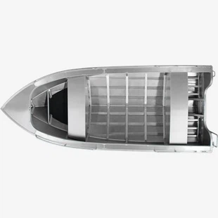 Barcă de pescuit din aluminiu de 16 ft